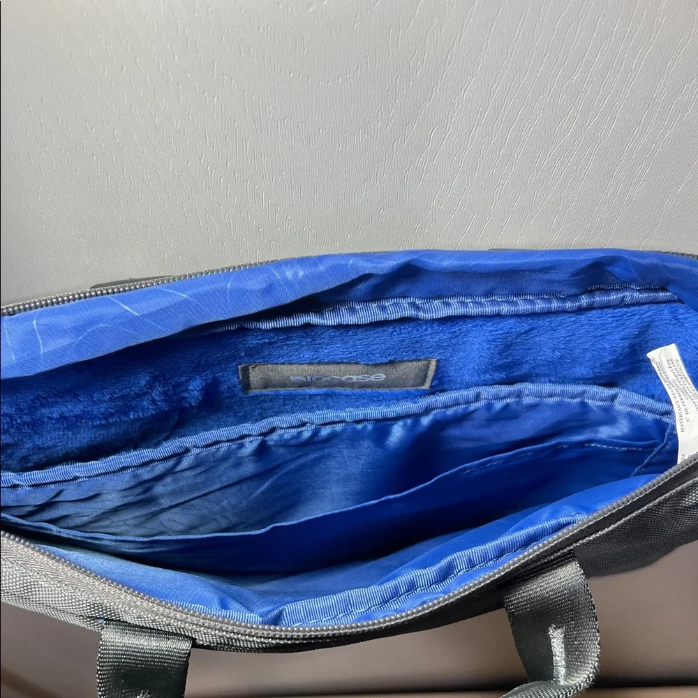 Incase Gray 13” Laptop Bag with Blue Accents